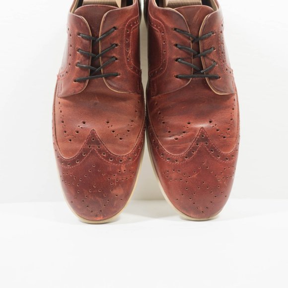 John Fluevog Flight BLQ Lace Up Brogue Sneakers - Men's Size 7 - Picture 7 of 10